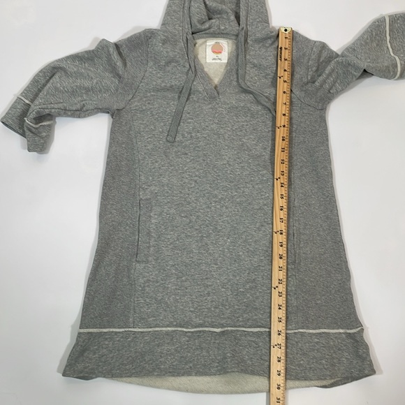 Anthropologie Daily Practice Dress Size XS Gray Hooded EUC - Picture 8 of 11